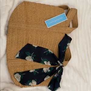 Draper James Everyday Straw Bag.